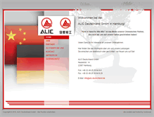 Tablet Screenshot of alic-deutschland.com